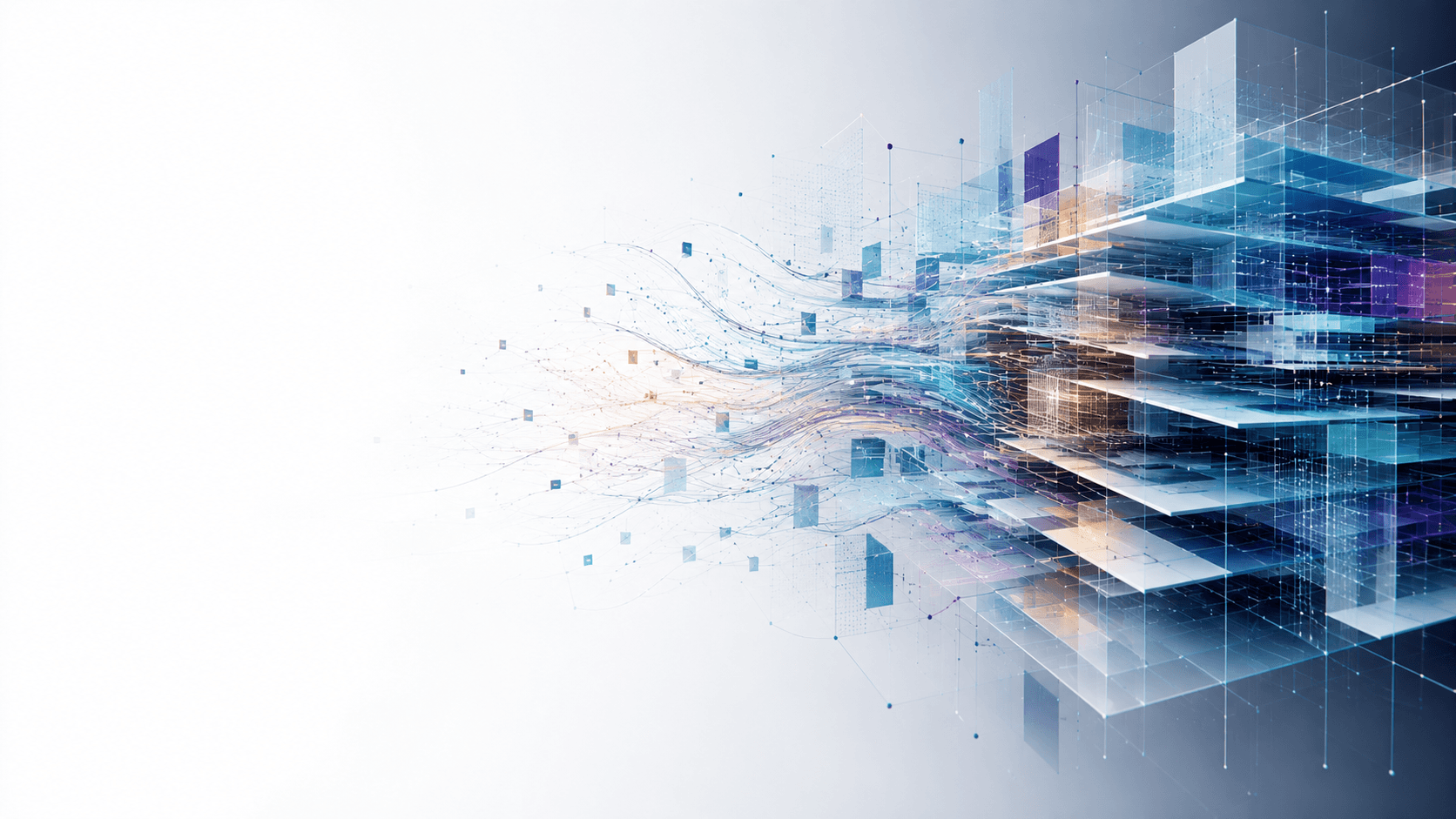 Abstract structural data visualization — TIRION's technology, engineered into products